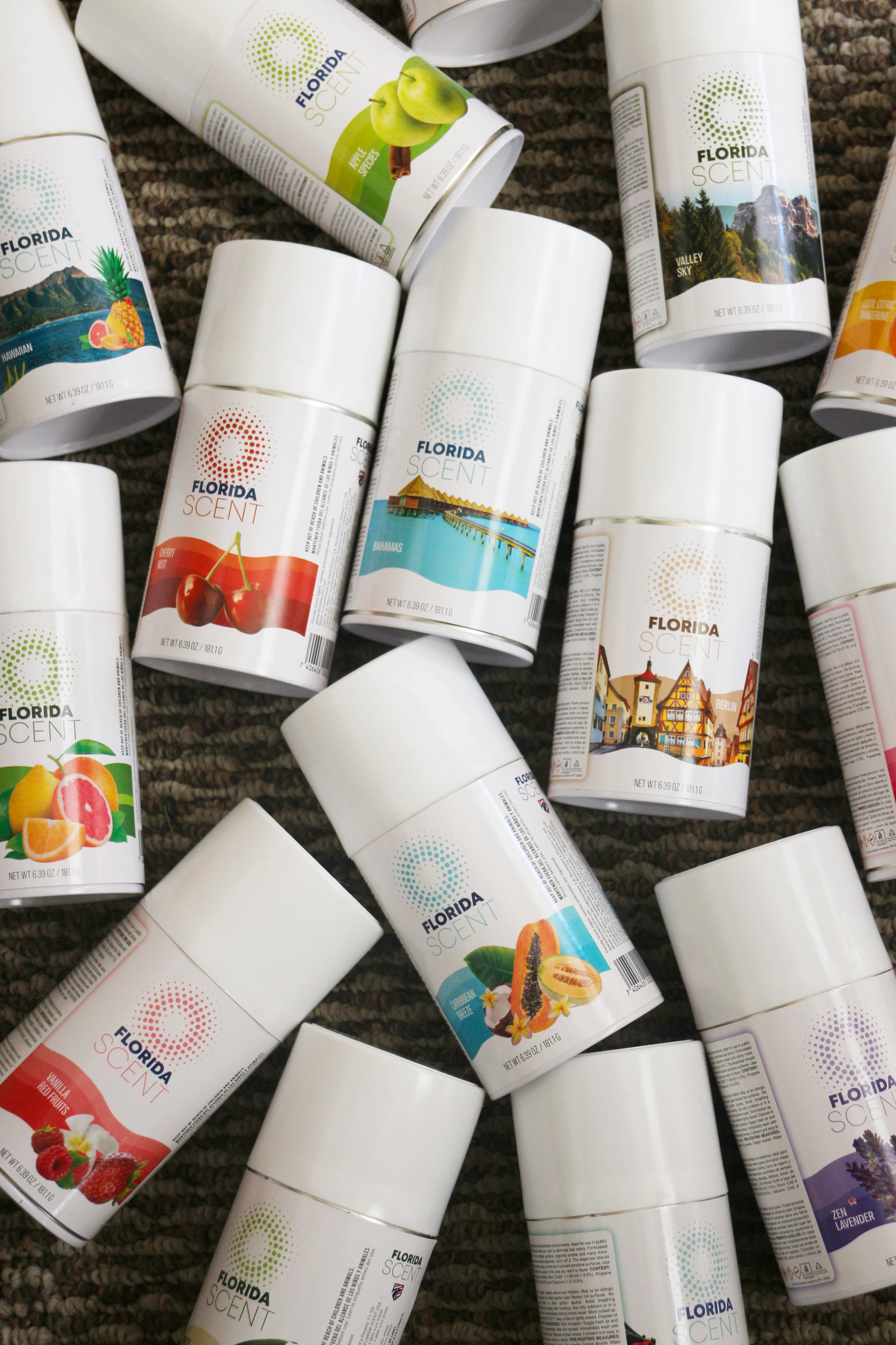 Pila de aerosoles Florida Scent